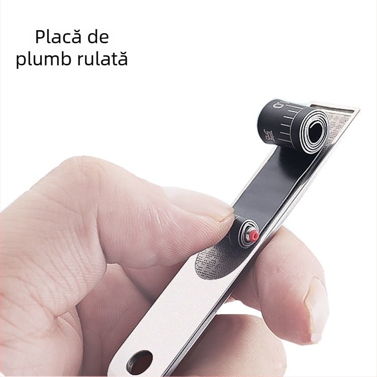 Placă rulată din oțel inoxidabil pentru echipament de pescuit, mai groasă, cu canelură, accesorii mici