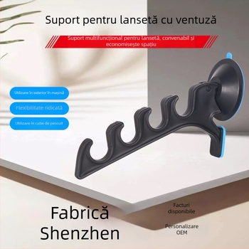Suport pentru undițe cu ventuză pentru pescuit în aer liber