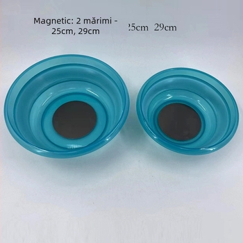 Vas pliabil pentru momeală cu magnet, echipament de pescuit portabil, consolidat, pentru amestecarea și distribuirea momelii