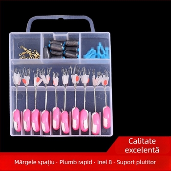 Accesorii mici de pescuit: Space beads, bază pentru plută cu inel în formă de opt, set rapid de plumb