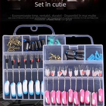Accesorii mici de pescuit: Space beads, bază pentru plută cu inel în formă de opt, set rapid de plumb