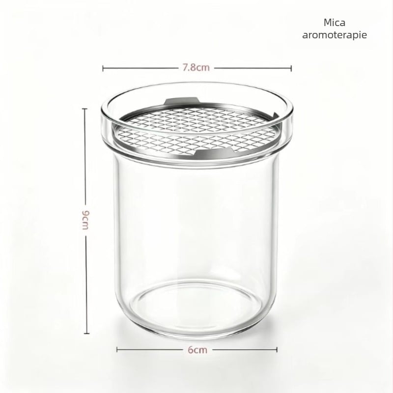 Arzător de tămâie din sticlă transparentă, stil minimalist nordic, lux discret pentru camera de ceai, birou și meditație
