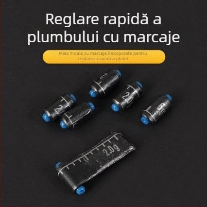 Greutăți din plumb graduat pentru pescuit – greutăți în vrac pentru echipament de pescuit outdoor