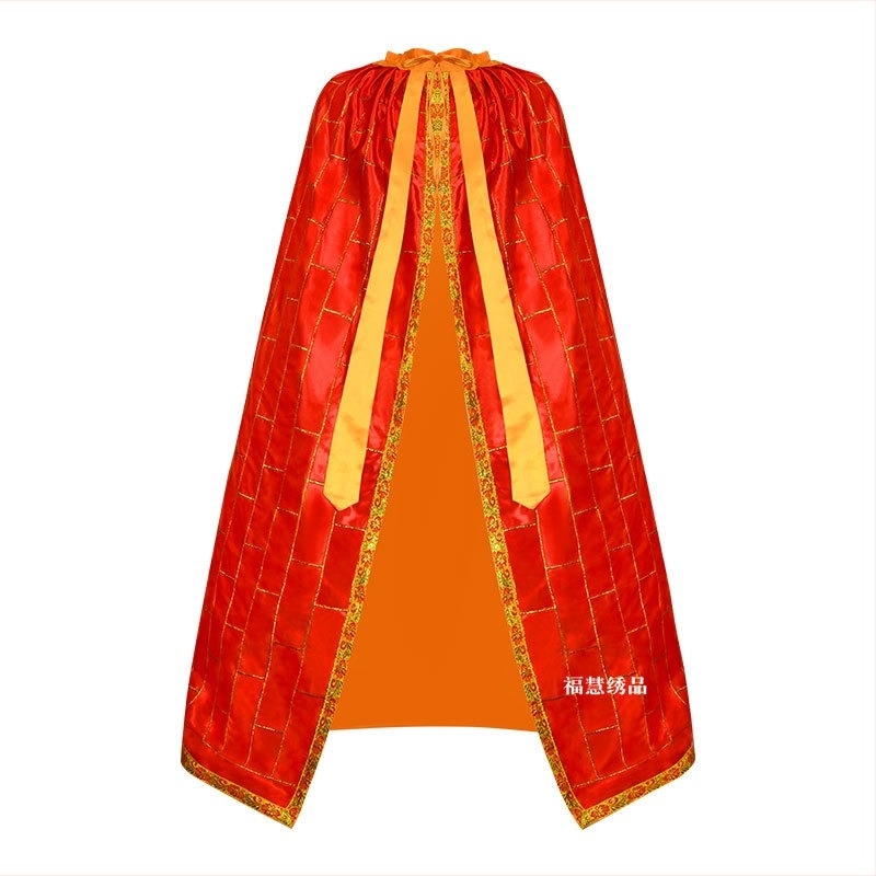 Pelerină budistă brodată cu figuri ale lui Buddha, Guanyin și Bodhisattva