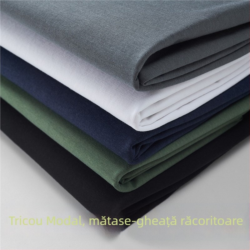 Tricou unisex din ice-silk, uscare rapidă, culoare uni, alb, guler rotund, croială slim, imprimare logo personalizată