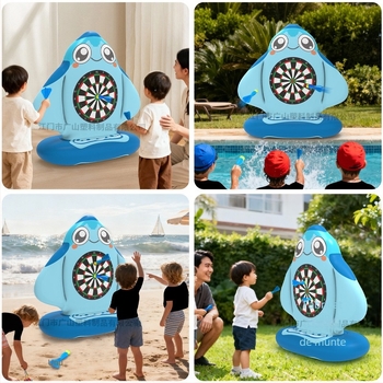 Ray țintă gonflabil pentru apă, tablă de darts gonflabilă din PVC, lovituri de fotbal și jucărie lipicioasă de aruncat pentru copii
