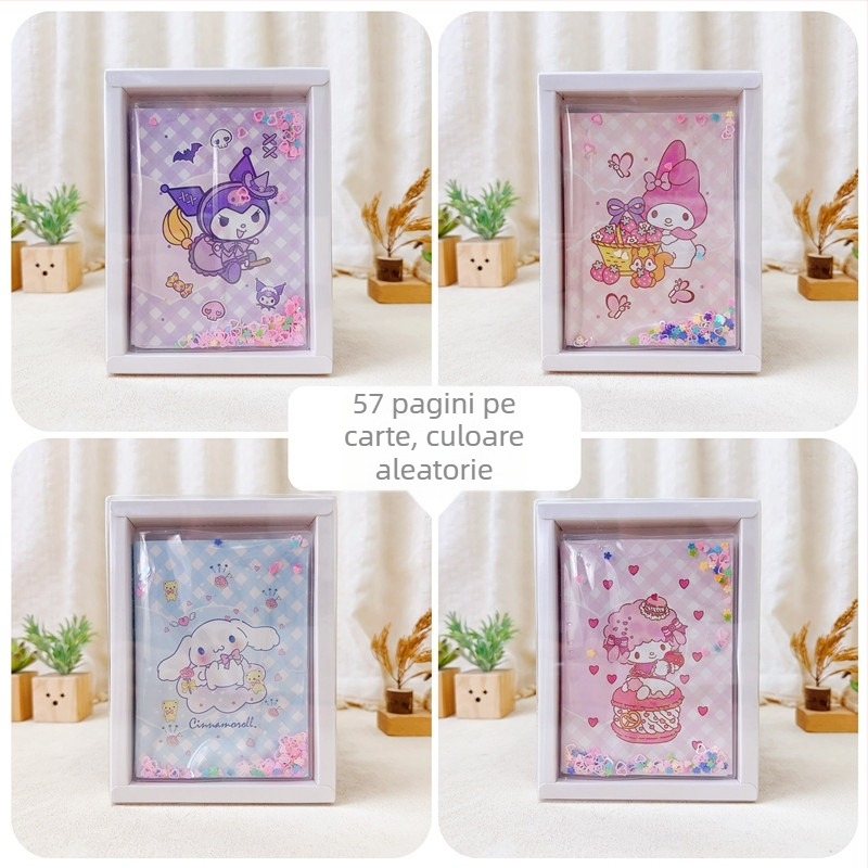 Set de caiete cu desene animate într-o cutie mov pentru elevii din învățământul primar