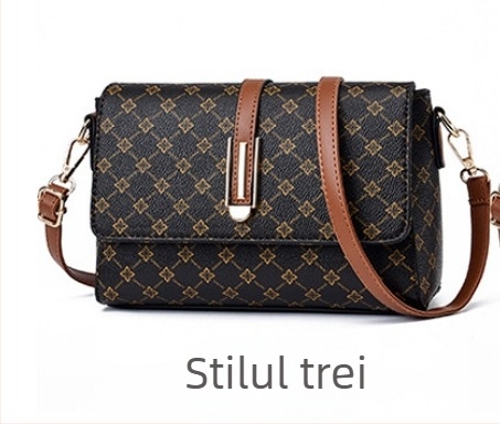 Emperor Rhinoceros Geantă crossbody mică pentru femei, PU, stil vară, formă pătrată, curea de umăr unică