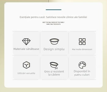 Lavoar transparent pentru bebeluși din PP, alimentare, plastic mare și gros