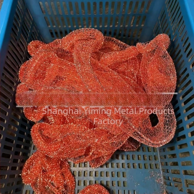 Minge din cupru cu fir, perie din cupru pur, minge de curățare din cupru roșu, vârf de sudură din cupru galben pur, curățare echipamente mecanice