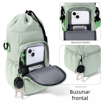 În stoc: geantă crossbody pentru sticlă de apă cu husă izolantă