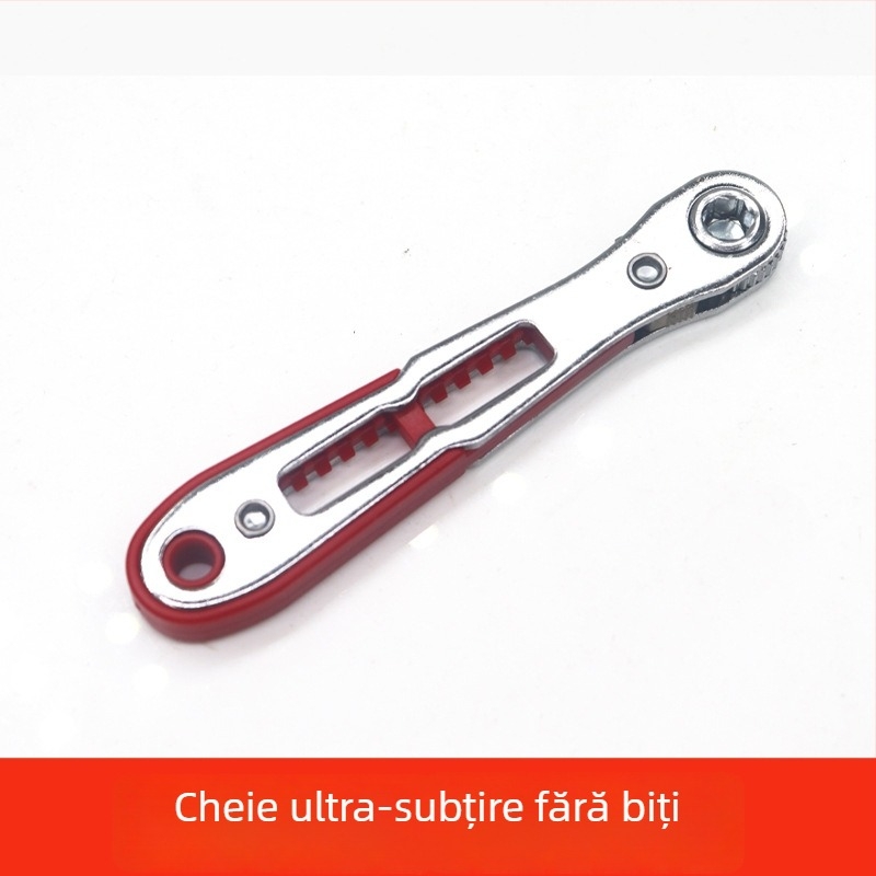 Șurubelniță cu ratchet, 36 dinți, pentru spații înguste, bidirecțională, cu cap hexagonal în unghi