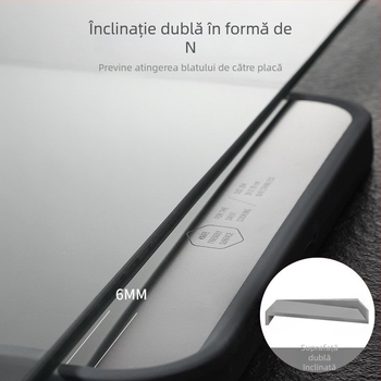tocător mare din oțel inoxidabil 304, cu două fețe, gros, pentru bucătărie