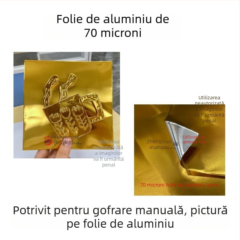 Pandantiv realizat manual din folie de aluminiu, reliefat, 0,07 mm grosime, pentru artă DIY și experimente educaționale
