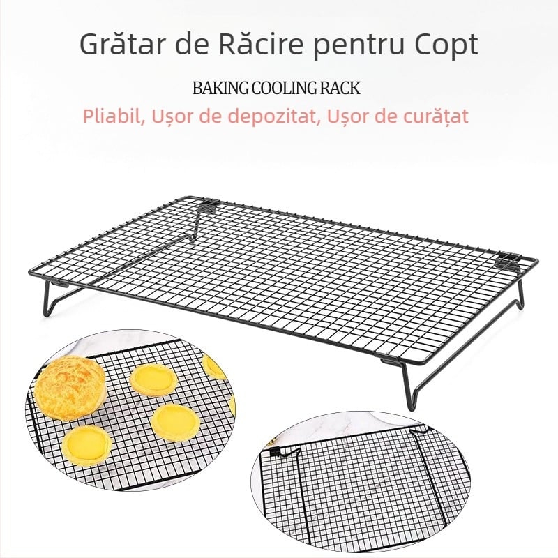 Raft de răcire pliabil pentru prăjituri și pâine, suport de răcire pentru laptop și grătar