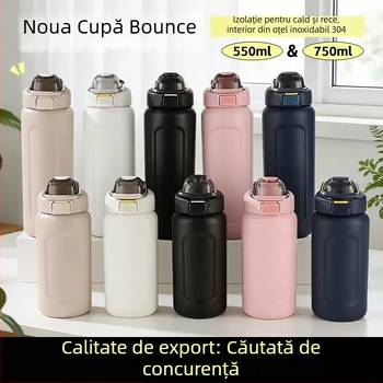 Stanley cană termică din oțel inoxidabil – portabilă, ușoară, sticlă sport cu capac flip-top