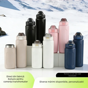 Stanley cană termică din oțel inoxidabil – portabilă, ușoară, sticlă sport cu capac flip-top