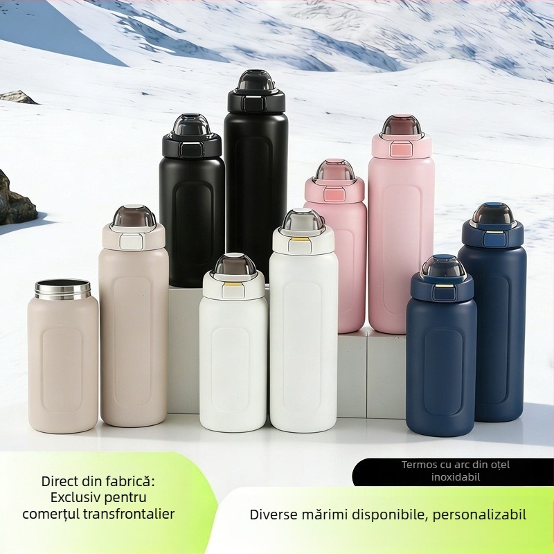 Stanley cană termică din oțel inoxidabil – portabilă, ușoară, sticlă sport cu capac flip-top