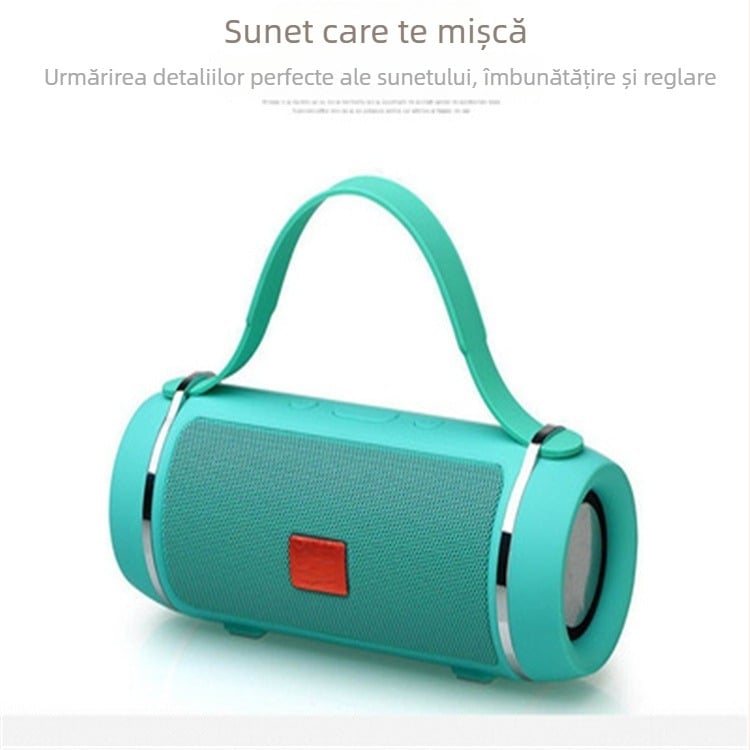 Boxă Bluetooth portabilă cu slot pentru card, difuzor mini pentru exterior cu subwoofer, sunet de înaltă calitate