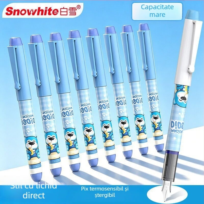 Snow C510 stilou erasabil sensibil la căldură, cu capacitate mare, cerneală lichidă directă, de unică folosință pentru elevi din învățământul primar