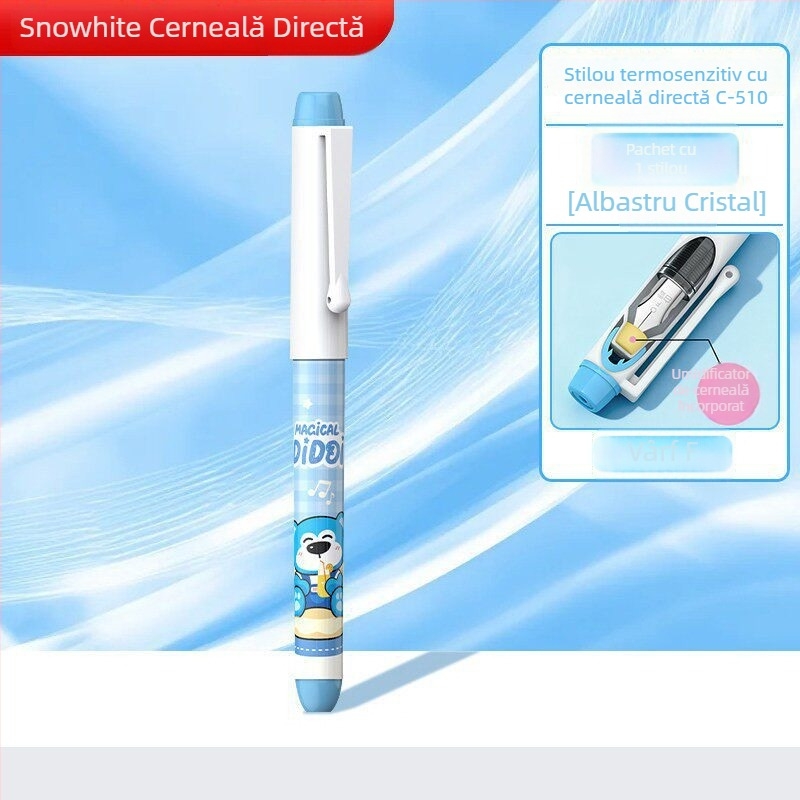 Snow C510 stilou erasabil sensibil la căldură, cu capacitate mare, cerneală lichidă directă, de unică folosință pentru elevi din învățământul primar