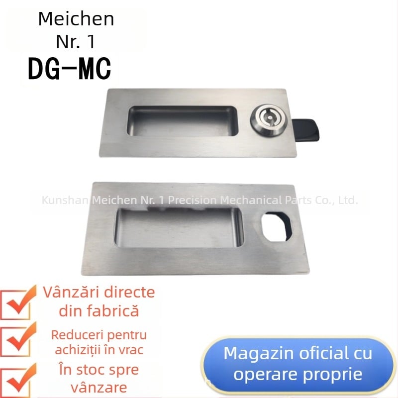 XAM71-A145 Mâner încuietoare încorporat pentru dulap electric de distribuție, mâner ascuns cu lacăt pentru ușă