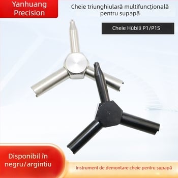 Kublai P1/P1S cheie triunghiulară multifuncțională pentru valve – unealtă de demontare