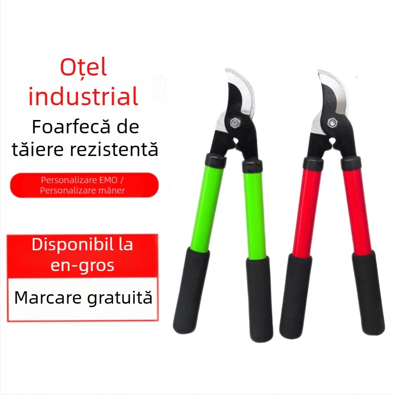 Foarfecă de tăiere puternică pentru ramuri groase și pomi fructiferi — unealtă de grădină portabilă