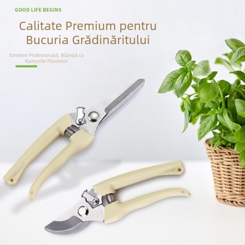 Foarfece de grădină din oțel inoxidabil pentru tăierea ramurilor și culesul fructelor din livadă