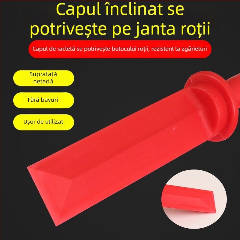Unealtă de îndepărtare a greutăților de echilibrare din plastic pentru jantele auto, spatulă din nylon moale