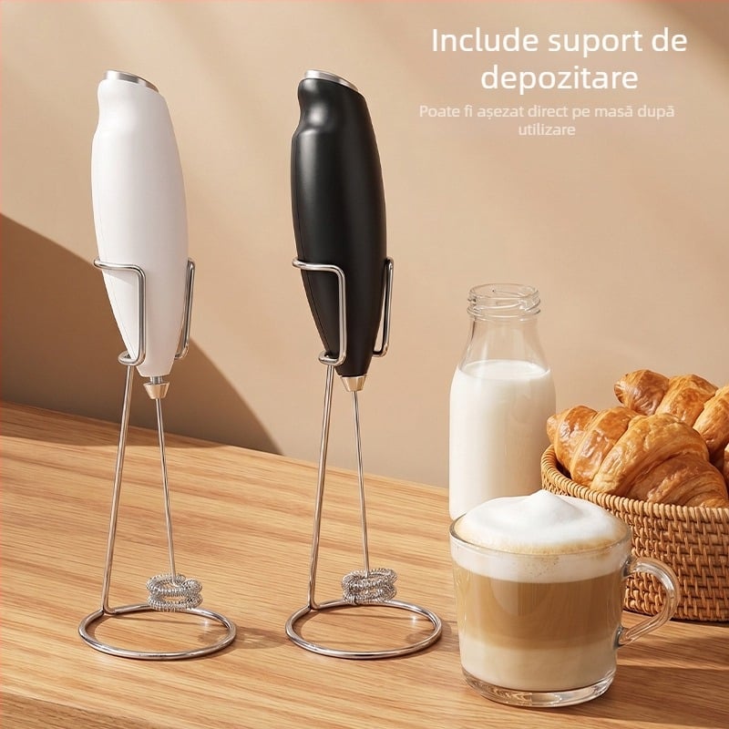 Spumator electric de lapte, pentru cafea, dispozitiv portabil