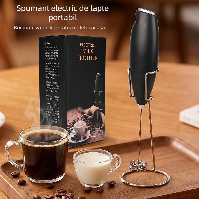 Spumator electric de lapte, pentru cafea, dispozitiv portabil