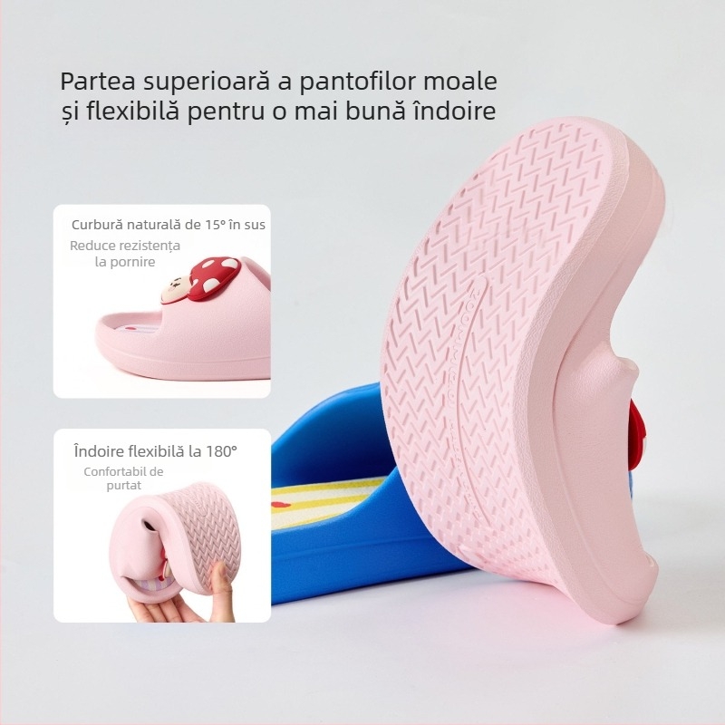 Nido Bear 2026 Sandalele pentru copii, vară, interior/exterior, unisex, talpă EVA moale, antiderapante, pentru baie