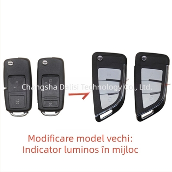 Carcasă pentru cheie VW Bora, Tiguan, Polo, Sagitar, Santana, Lavida și Jetta – modele vechi