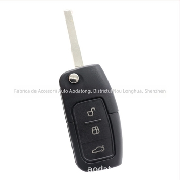Carcasă pentru cheie Ford cu telecomandă pliabilă pentru Focus, Kuga și Mondeo