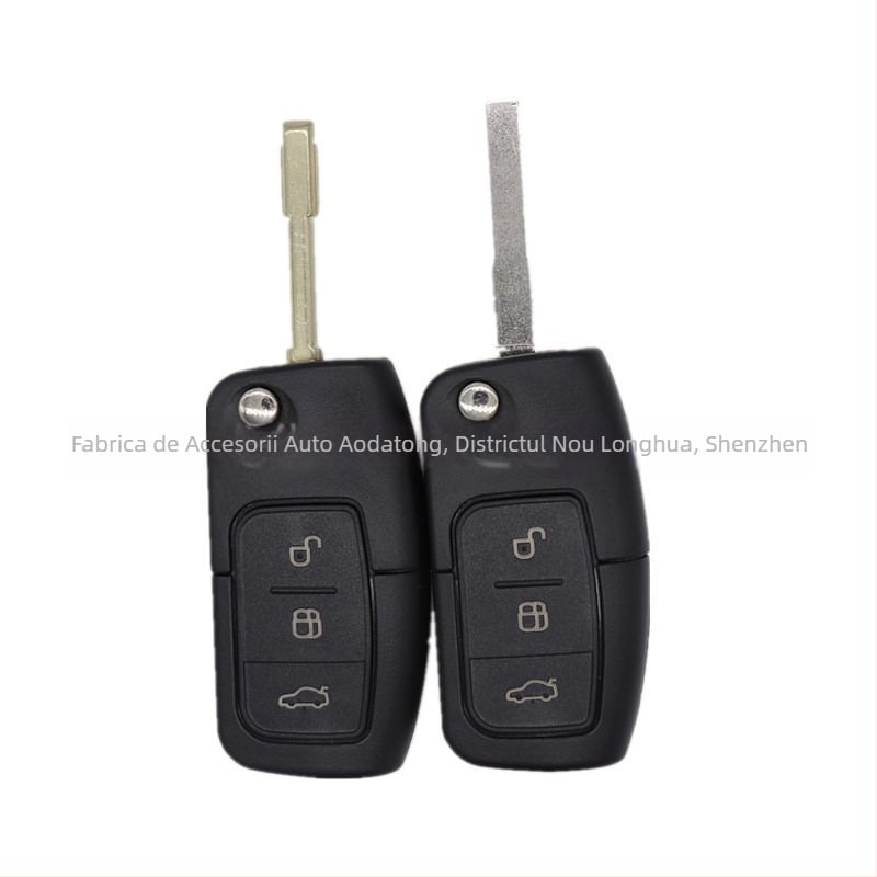 Carcasă pentru cheie Ford cu telecomandă pliabilă pentru Focus, Kuga și Mondeo