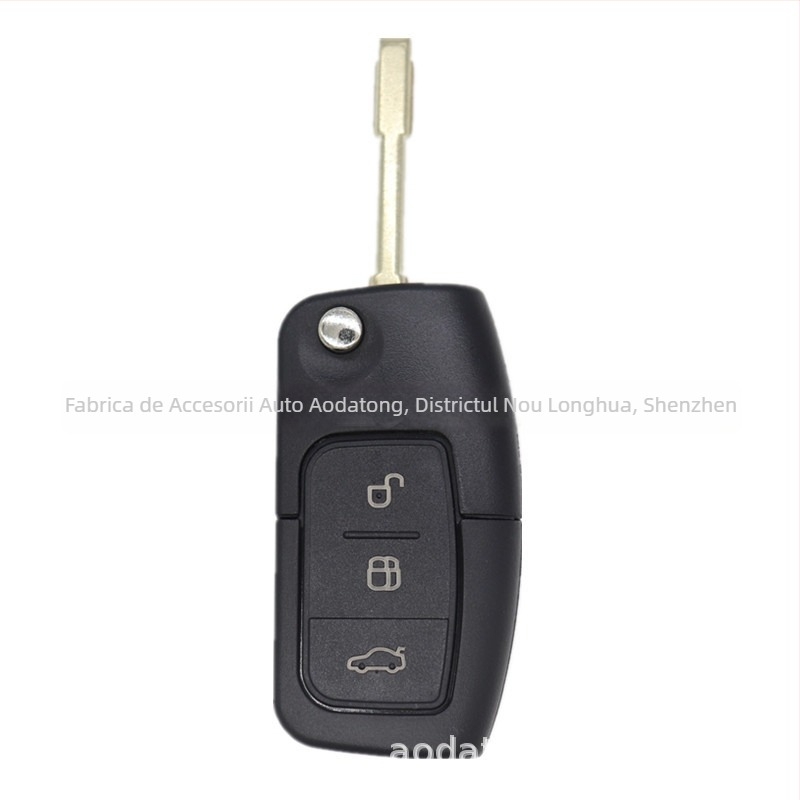 Carcasă pentru cheie Ford cu telecomandă pliabilă pentru Focus, Kuga și Mondeo