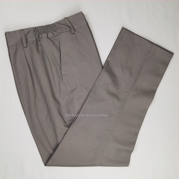 Pantaloni de lucru din bumbac 100% pentru sudură, durabili, rezistenți la uzură, pentru șantier naval și uzine chimice