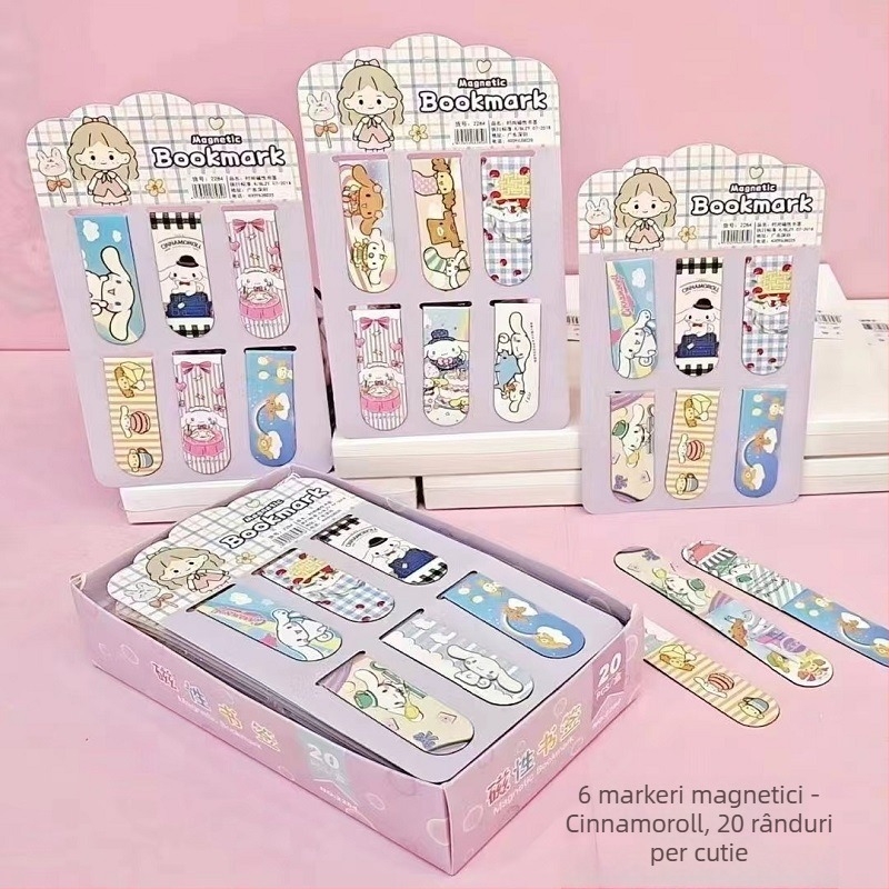 Capybara semn de carte magnetic – desen animat 2D drăguț, temă de ziua de naștere