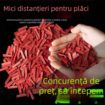 Distanțiere pentru plăci, nivelator și unelte de reglare a rosturilor