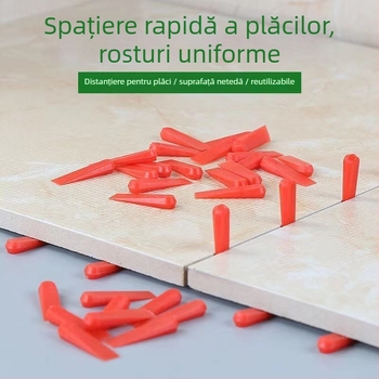 Distanțiere pentru plăci, nivelator și unelte de reglare a rosturilor