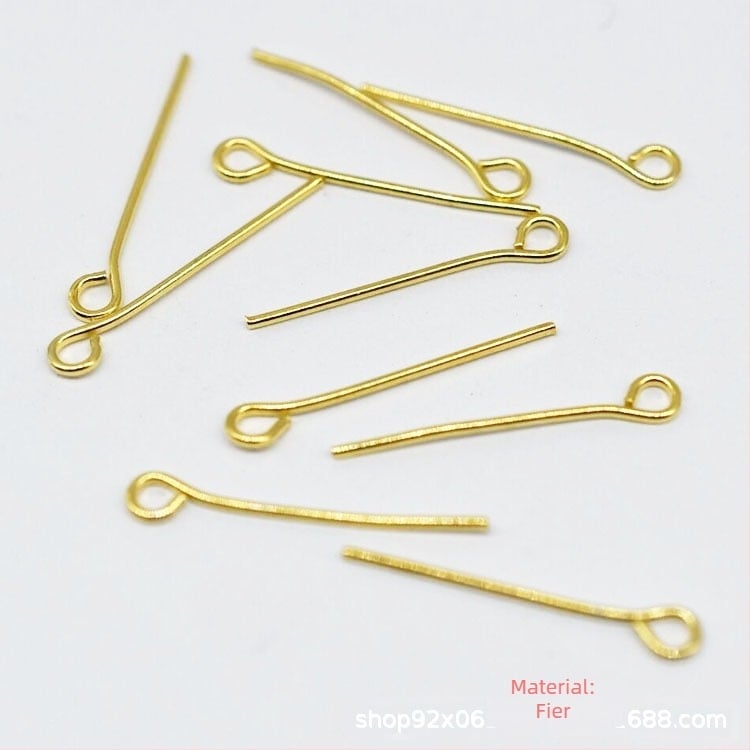 Aculi de bijuterii în formă de 9, ace de piercing pentru bijuterii DIY, pachet cu aproximativ 1000 bucăți