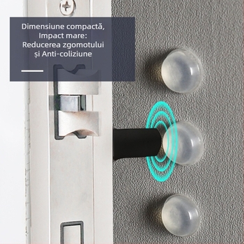 Perne autoadezive din silicon pentru ușile de dulap, transparente, antiderapante și amortizoare de zgomot, dimensiuni 12×4 mm, 8×1,5 mm, 8×2,5 mm, 12×5 mm