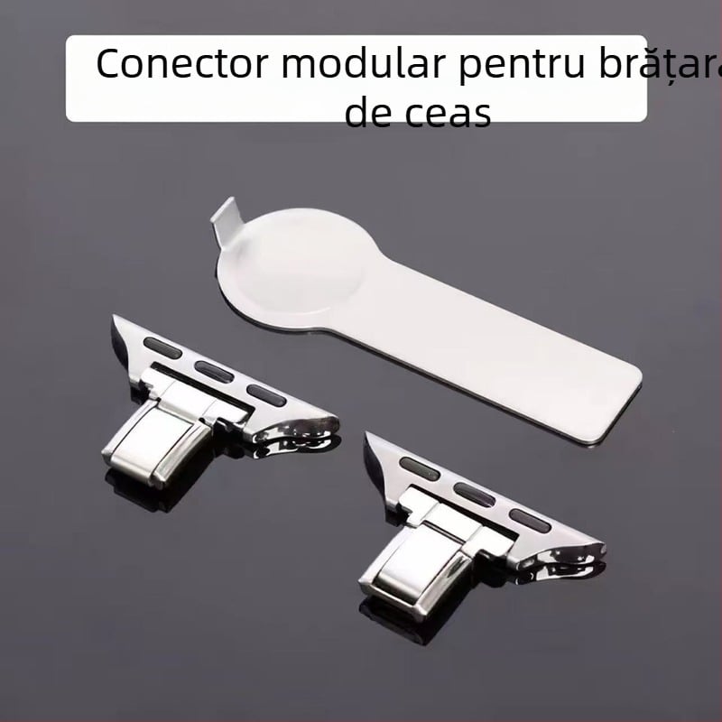 Conector modular pentru brățară compatibil cu Xiaomi Mi Band și Apple Watch