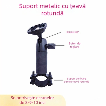 Suport pentru monitor auto cu montură fixă, universal pentru tablete și laptopuri