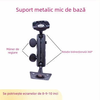 Suport pentru monitor auto cu montură fixă, universal pentru tablete și laptopuri
