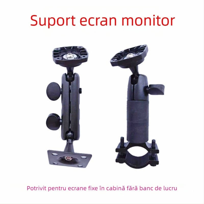 Suport pentru monitor auto cu montură fixă, universal pentru tablete și laptopuri