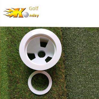 Inel din plastic pentru cupa găurii de golf — accesoriu pentru teren de golf, imprimare logo disponibil