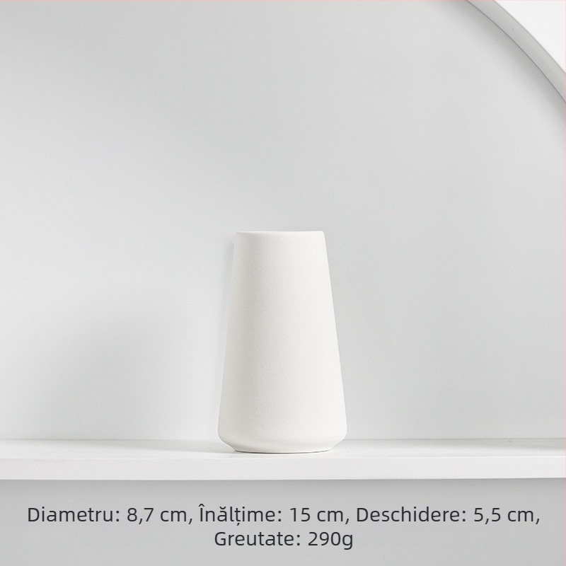 Vază ceramică Longli Porcelain – design modern minimalist pentru casă