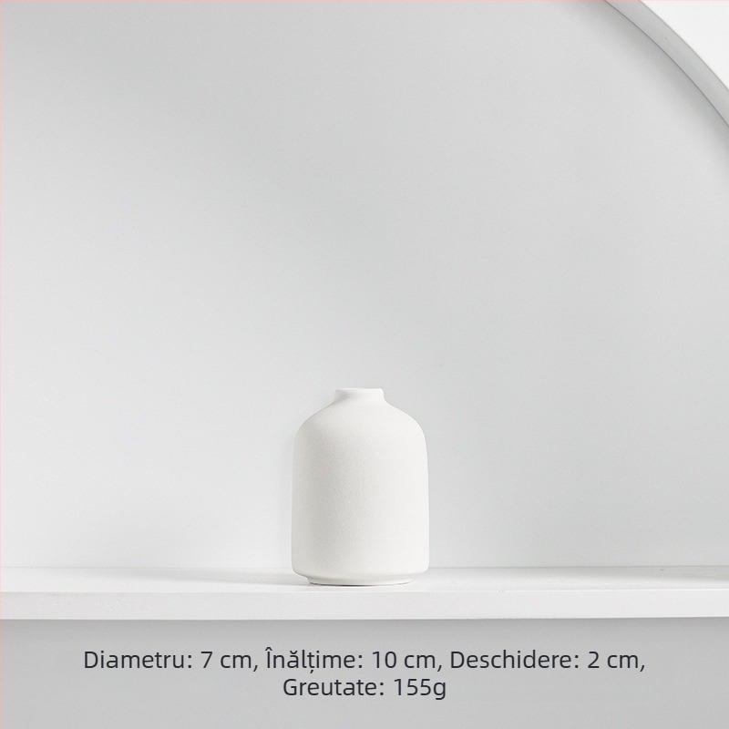 Vază ceramică Longli Porcelain – design modern minimalist pentru casă
